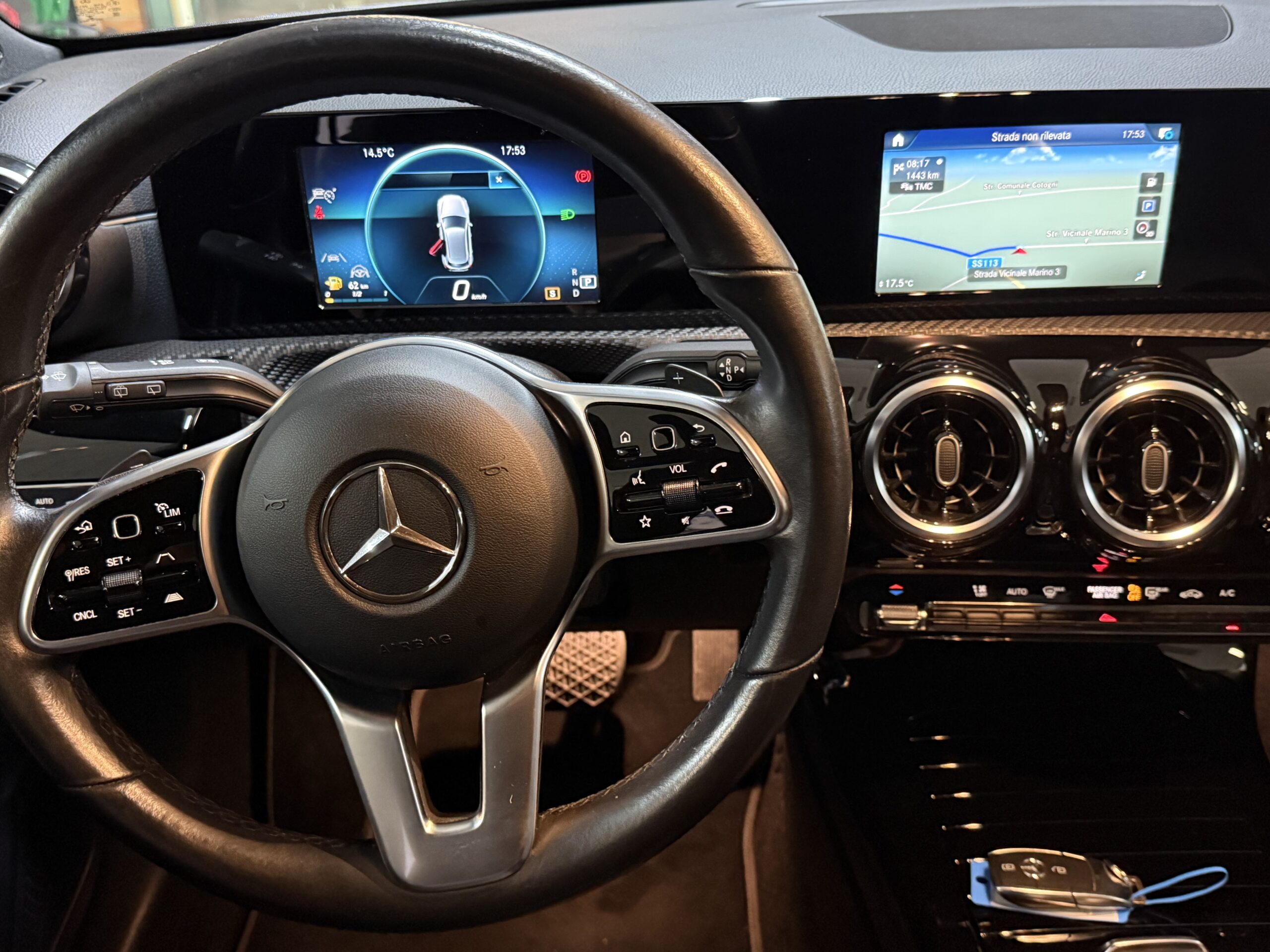 MERCEDES CLASSE A180d BUSINESS AUTOMATIC 2.0D 116CV XENO/PELLE/NAVI full